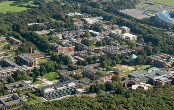 Image of the СƵ campus from above